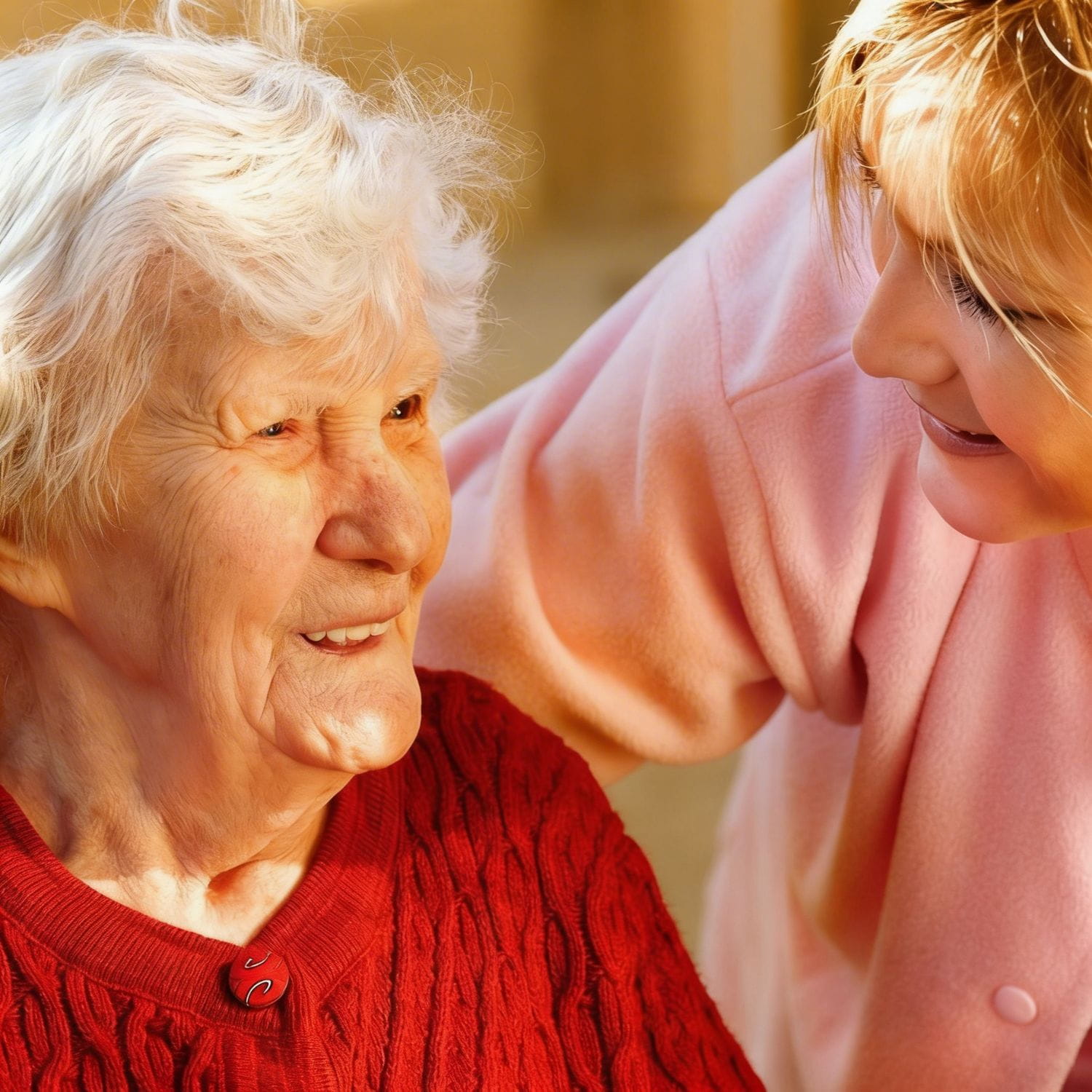 Équipe ANICA accompagnant une personne âgée à domicile